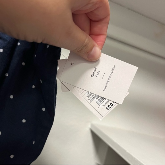 Target/Auden flannel pajama pants, navy polka dot XL - Picture 8 of 8